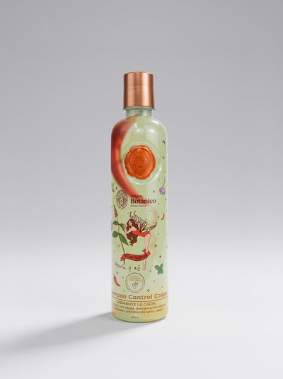 SHAMPOO CONTROL CASPA CON MENTA Y AJÍ - ORIGEN BOTANICO