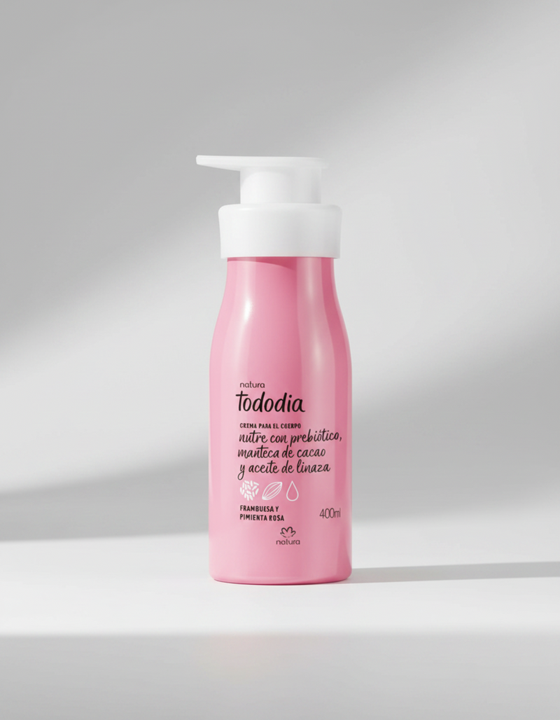 CREMA HIDRATANTE FRAMBUESA Y PIMIENTA ROSA -NATURA