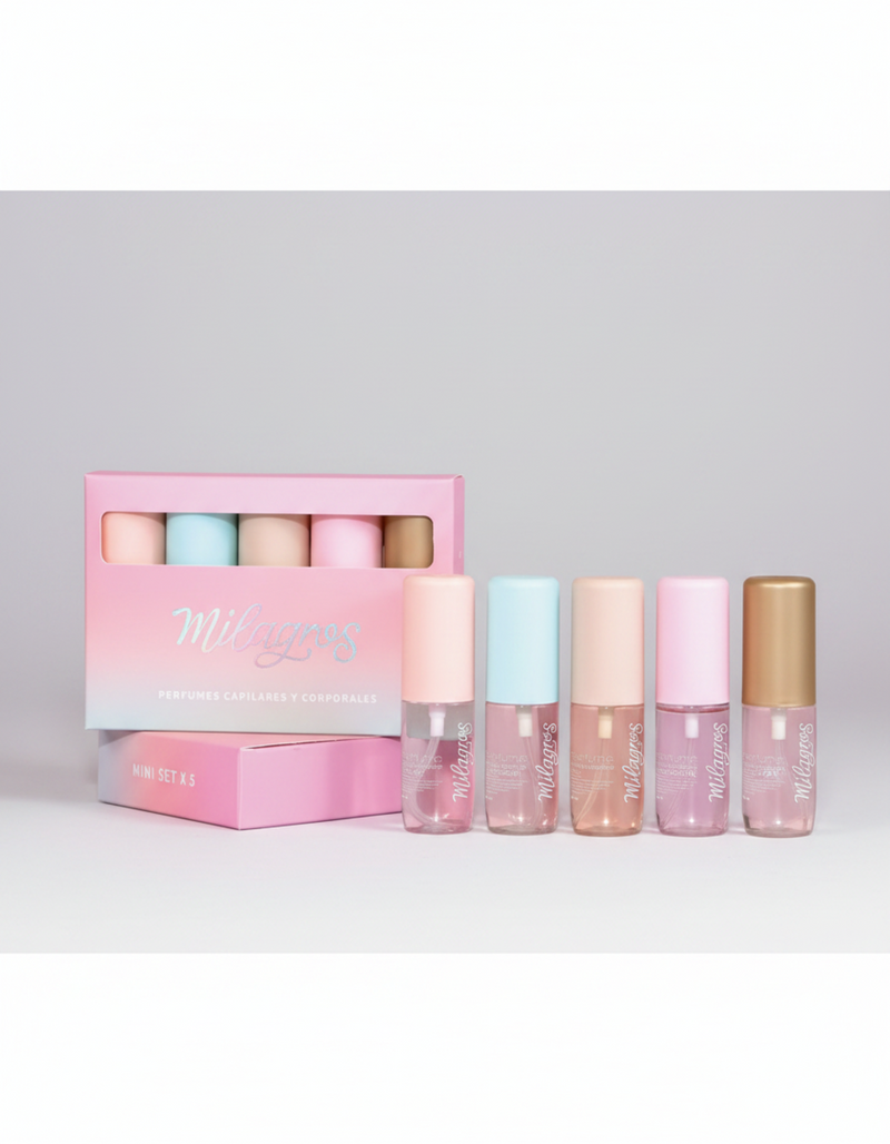 KIT MINI PERFUMES X 5 - MILAGROS