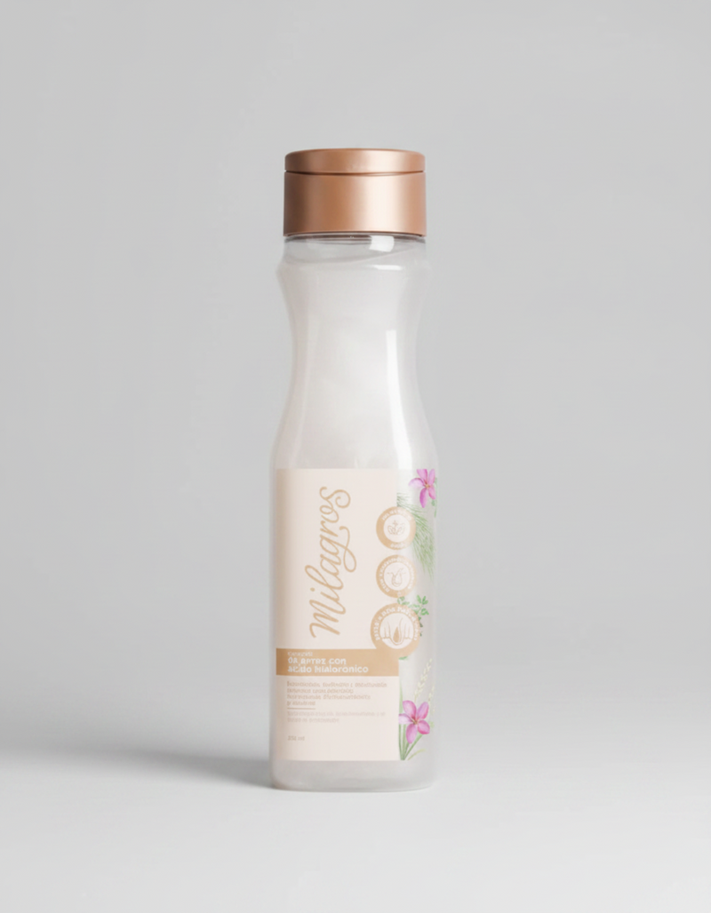 SHAMPOO DE ARROZ CON ACIDO HIALURONICO – MILAGROS