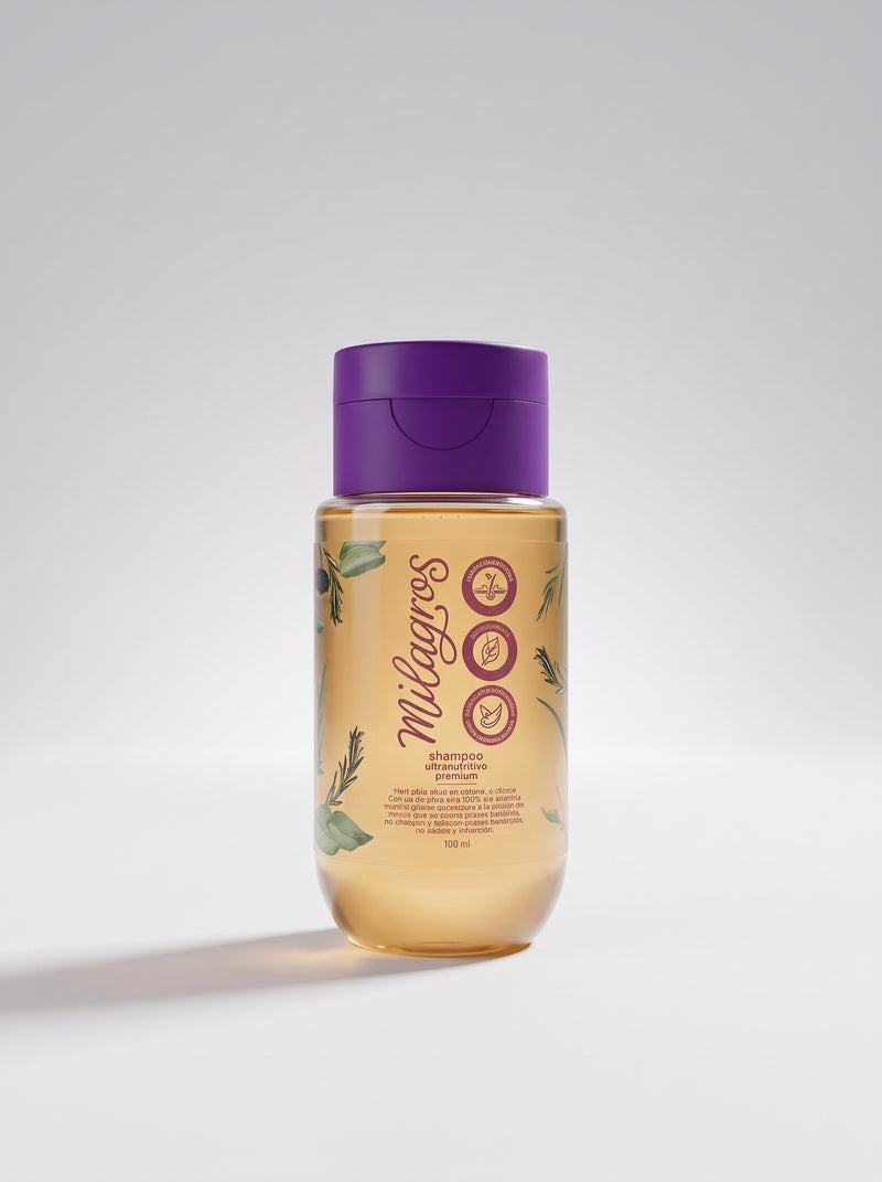 SHAMPOO ULTRA NUTRITIVO PREMIUM MINI - MILAGROS